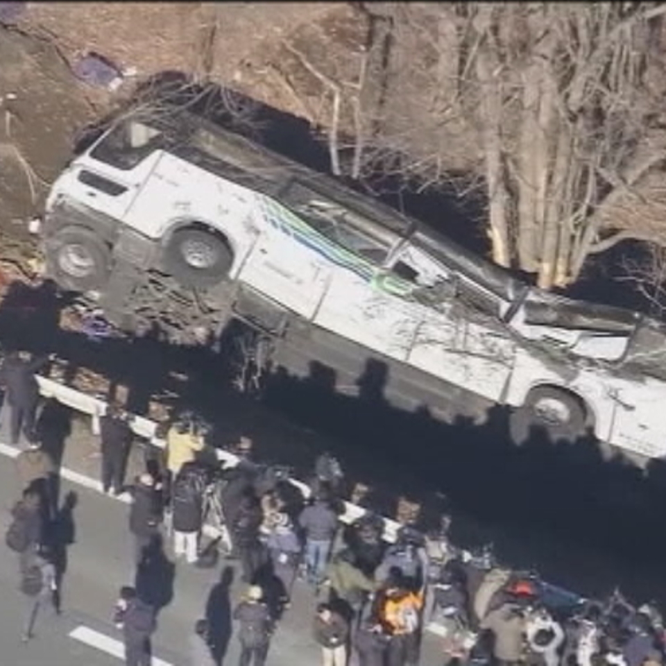Video Del Accidente De Autobús En Japón