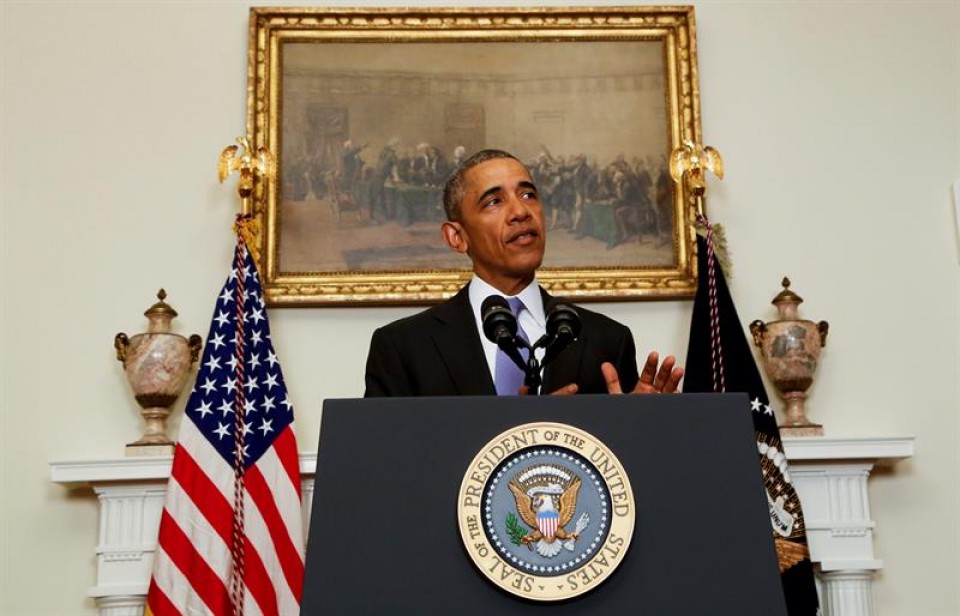 Barack Obama AEBko presidentea. EFE