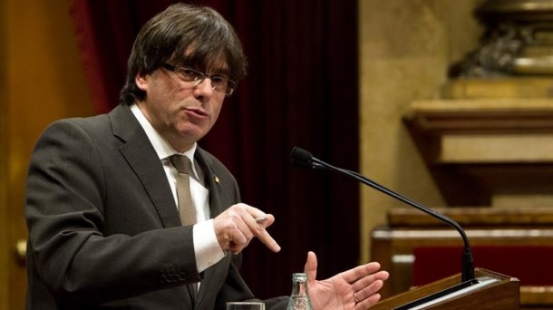 El president de Cataluña, Carles Puigdemont. Foto: EFE