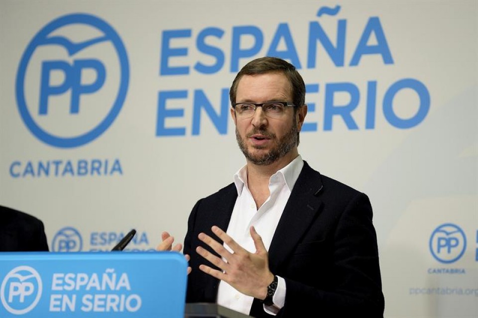 El vicesecretario de Sectorial del Partido Popular, Javier Maroto. Foto de archivo: EFE