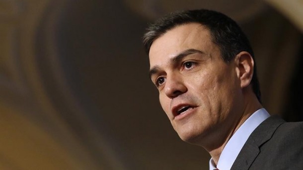 Pedro Sanchez PSOEko idazkari nagusia. Artxiboko irudia: EFE