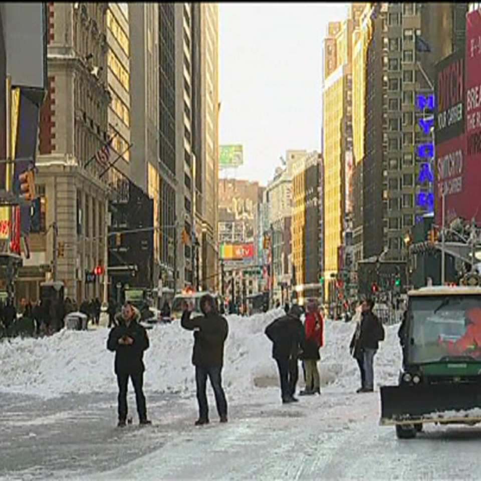 Anulan la prohibición de circular por Nueva York a causa de la nieve