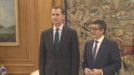 Patxi López se reúne con Felipe VI para iniciar una segunda ronda