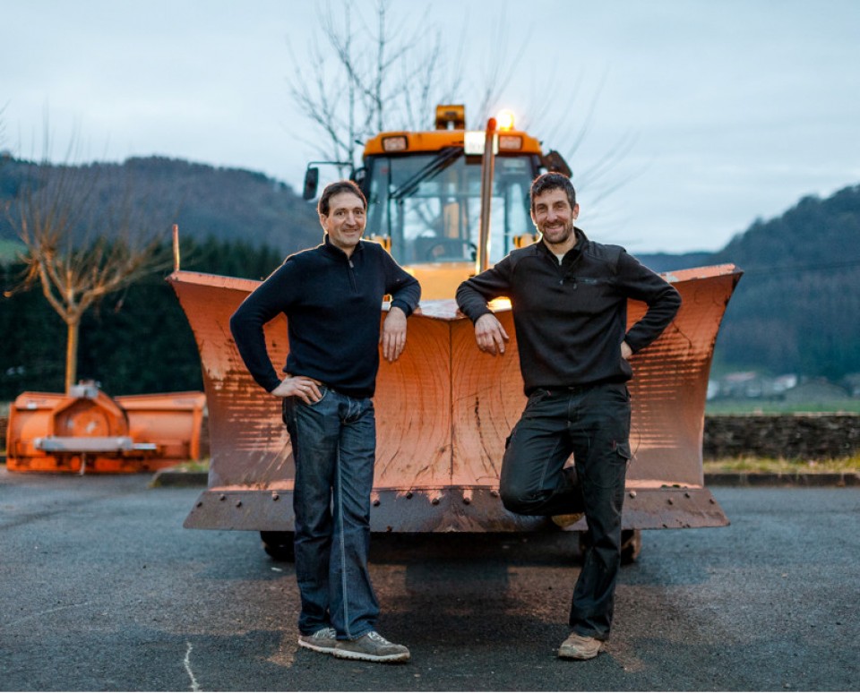 Felix Saizar eta Mikel Garmendia