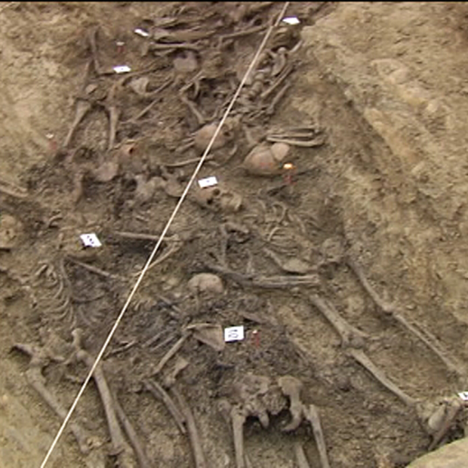 Exhumación en el monte Ezkaba