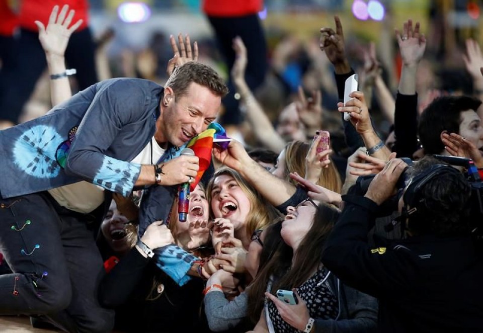 Coldplay. Foto: EFE
