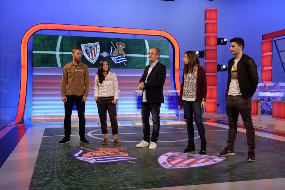 David Zurutza, Aintzane Encinas, Kike Amonarriz, Ainhoa Tirapu y Eneko Boveda