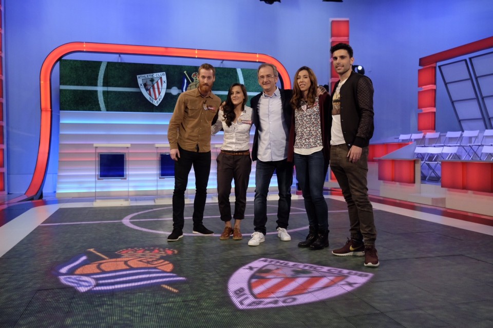 David Zurutza, Aintzane Encinas,  Kike Amonarriz, Ainhoa Tirapu y Eneko Boveda