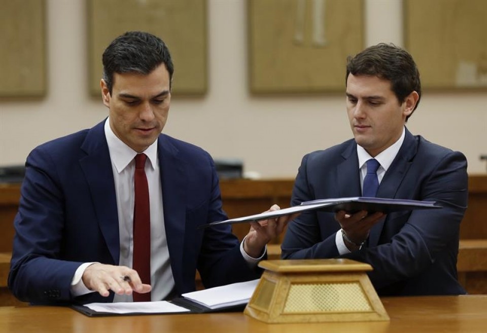 Las claves del acuerdo de gobierno entre Ciudadanos y PSOE