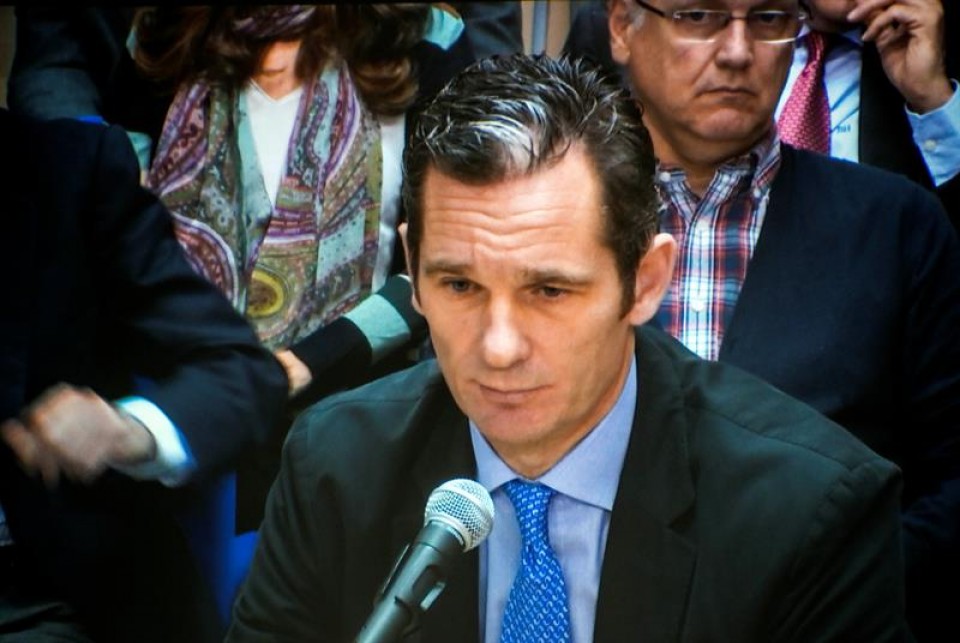 Iñaki Urdangarin, durante el juicio del caso Nóos. EFE