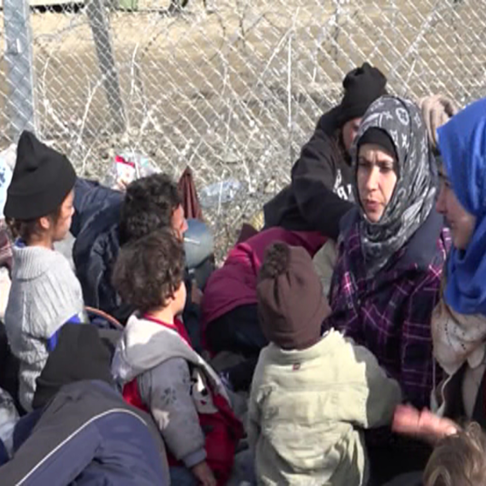 Refugiados sirios en Grecia