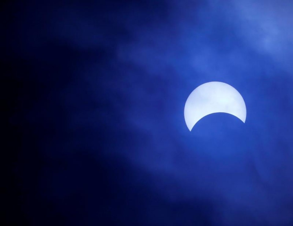 Eclipse solar en Filipinas en 2016.
