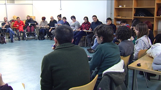 Reunión de Podemos-Ahal Dugu. Foto de archivo: EiTB