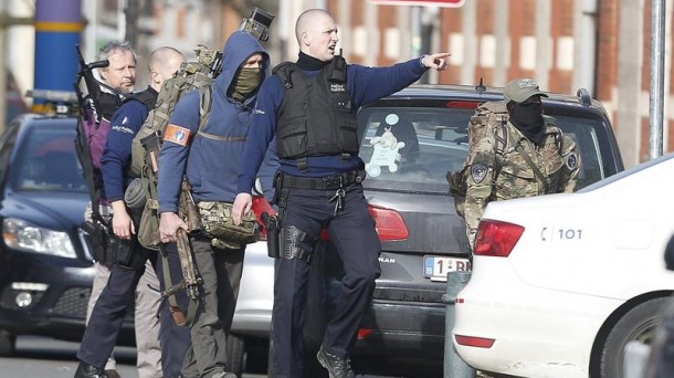 Belgikako Polizia, operazioan. Irudia: EiTB