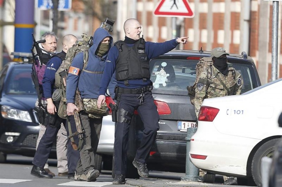 Belgikako Polizia, operazioan. Irudia: EiTB