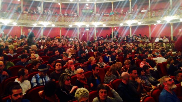 El Teatro Arriaga en la gala de inauguración del festival de este año. Foto: @Zinegoak