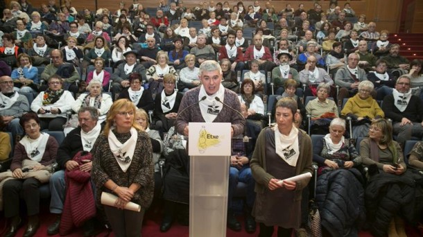 Asamblea nacional de Etxerat celebrada en Vitoria-Gasteiz. Imagen de archivo