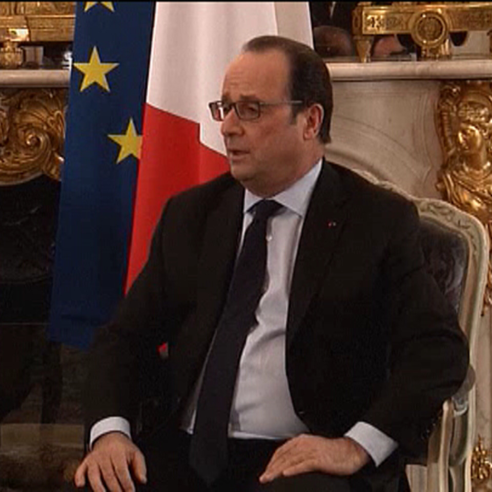 Hollande: 'Estamos aniquilando la red yihadista pero sigue la amenaza'