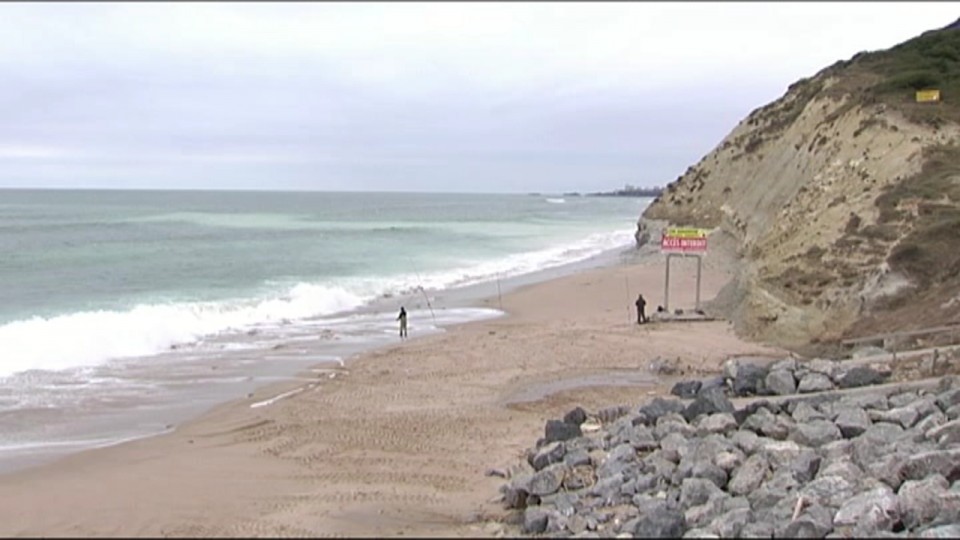 La playa de Bidarte. Foto: EiTB