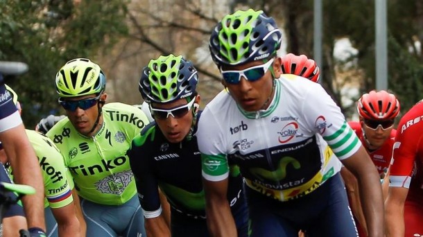 Nairo Quintana, durante la pasada edición de la Volta a Catalunya. Foto: Efe.