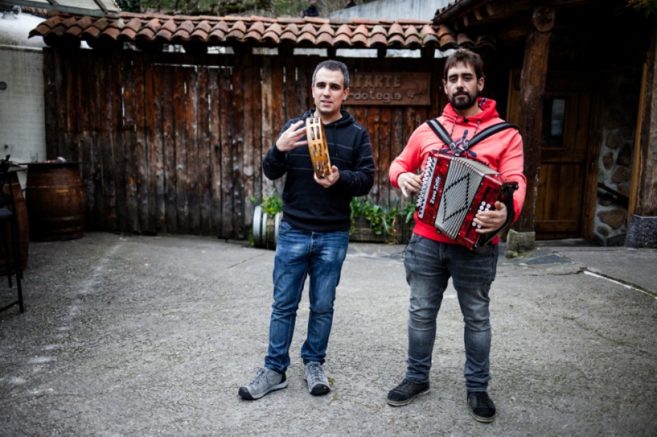 Gari Lizarraga eta Iñaki Larrañaga