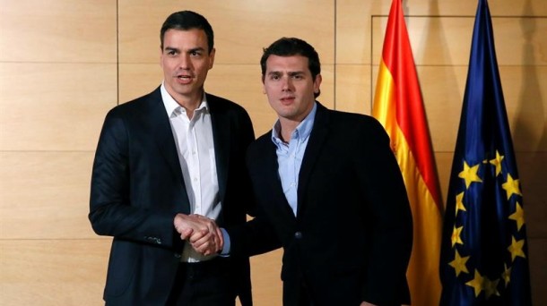 Pedro Sanchez eta Albert Rivera. Argazkia: EFE