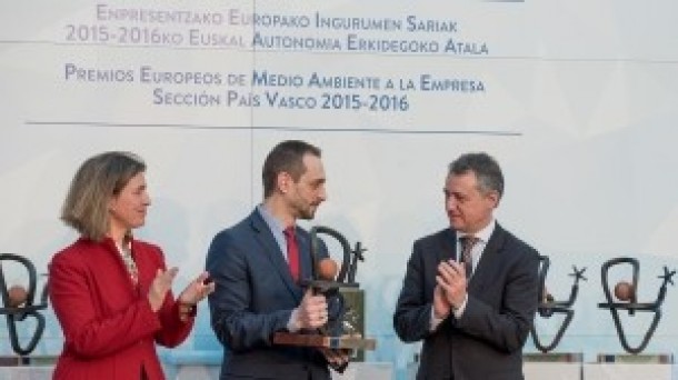 A&B Laboratorios, Premio Europeo de Medio Ambiente 2016 de Euskadi 