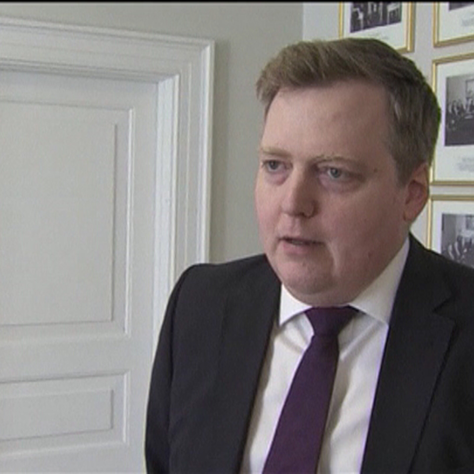 El primer ministro islandés, Sigmundur David Gunnlaugsson. Foto: EFE