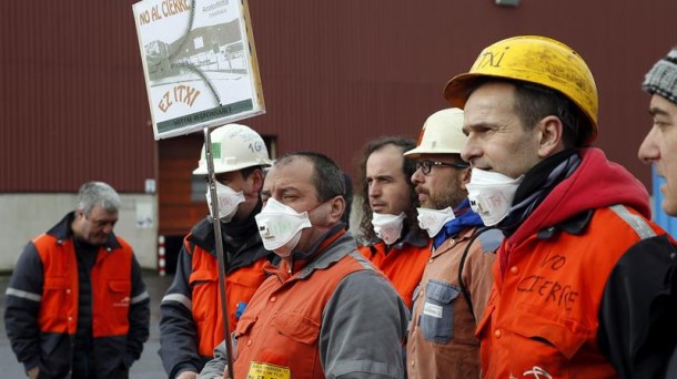 Zumarragako plantako langileek egindako protestetako bat. Artxiboko irudia: EFE