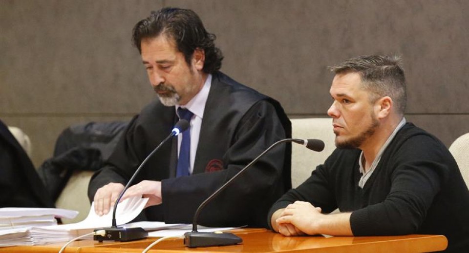 El presunto asesino de Andina durante el juicio. Foto: EFE