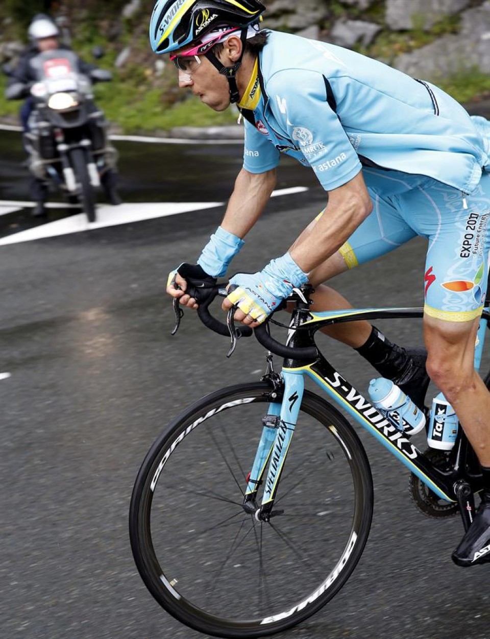 Diego Rosa, escapado en la 5ª etapa / EFE.