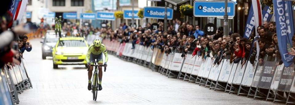 Alberto Contador vence la contrarreloj / EFE.