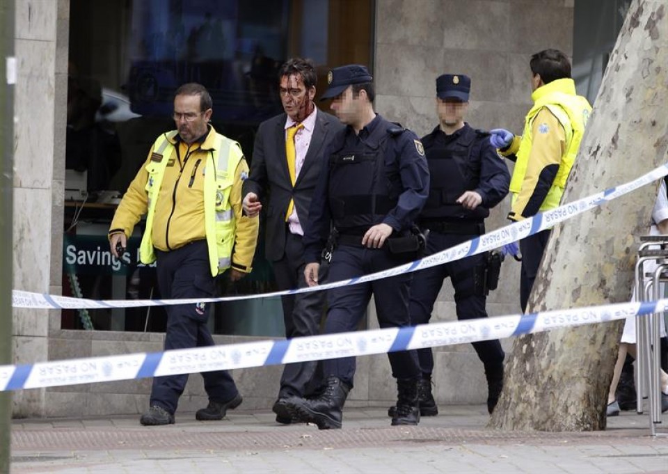 Inicialmente, se había informado de un atraco con rehenes. Foto: EFE.