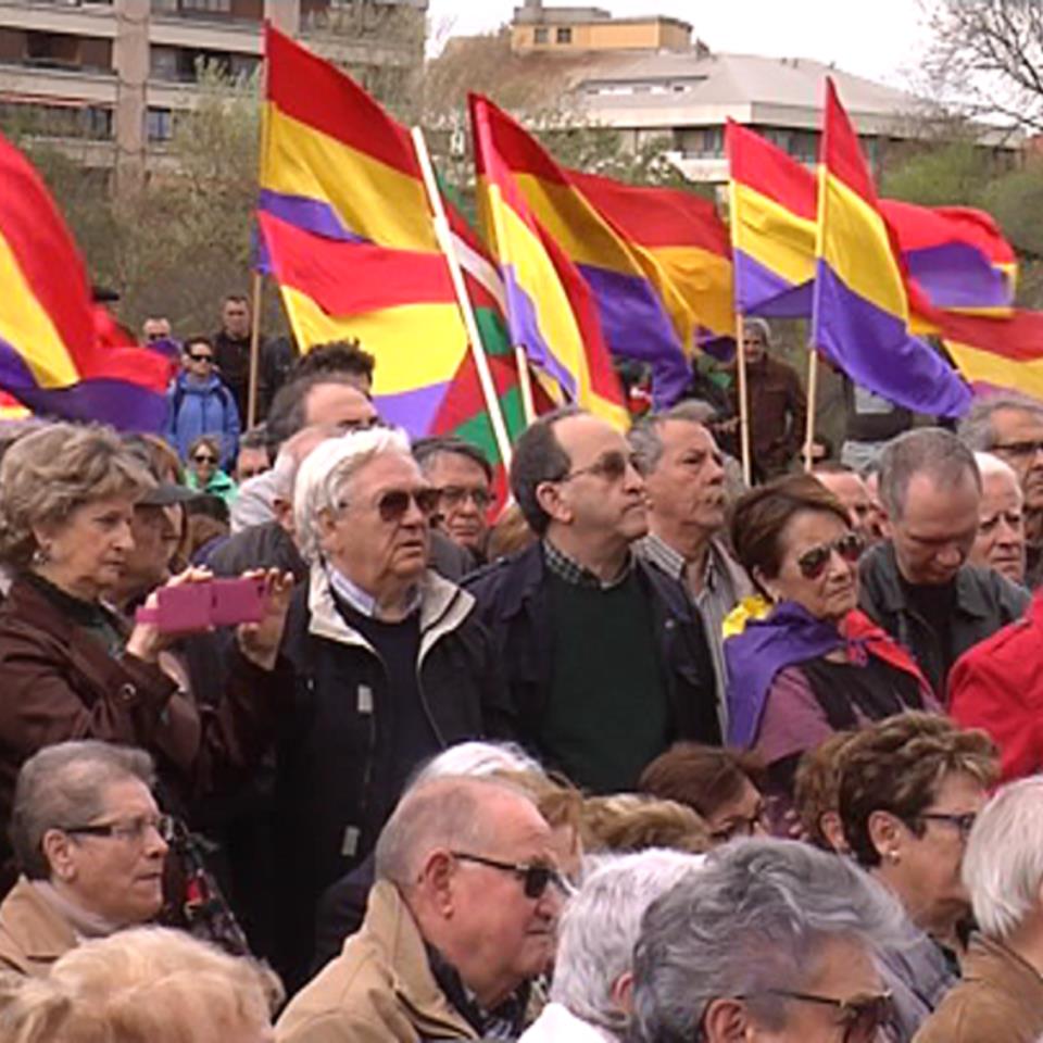 Homenaje a los fusilados tras el golpe del 36 en Pamplona