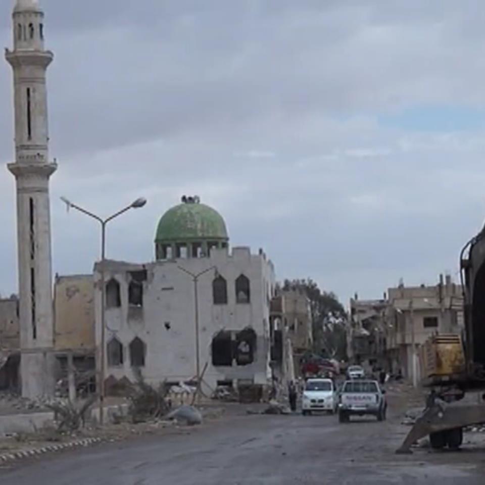Los civiles comienzan a regresar a la arrasada ciudad de Palmira