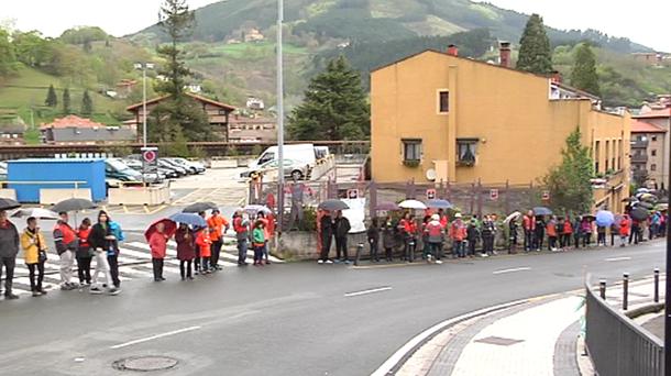 Los trabajadores de Arcelor Zumarraga se han manifestado incesantemente