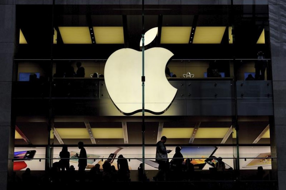 Apple creará 20.000 nuevos empleos en Estados Unidos hasta 2023. Foto: EFE. 