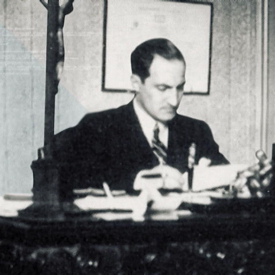 El lehendakari José Antonio Agirre. Imagen de archivo: EITB