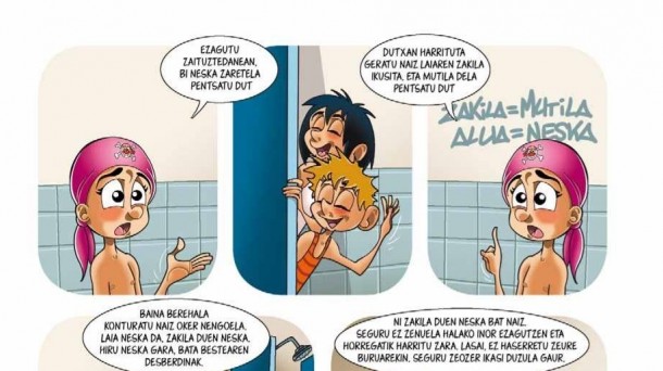 "Irrien Lagunak" aldizkariak atera du Laia protagonista duen komikia