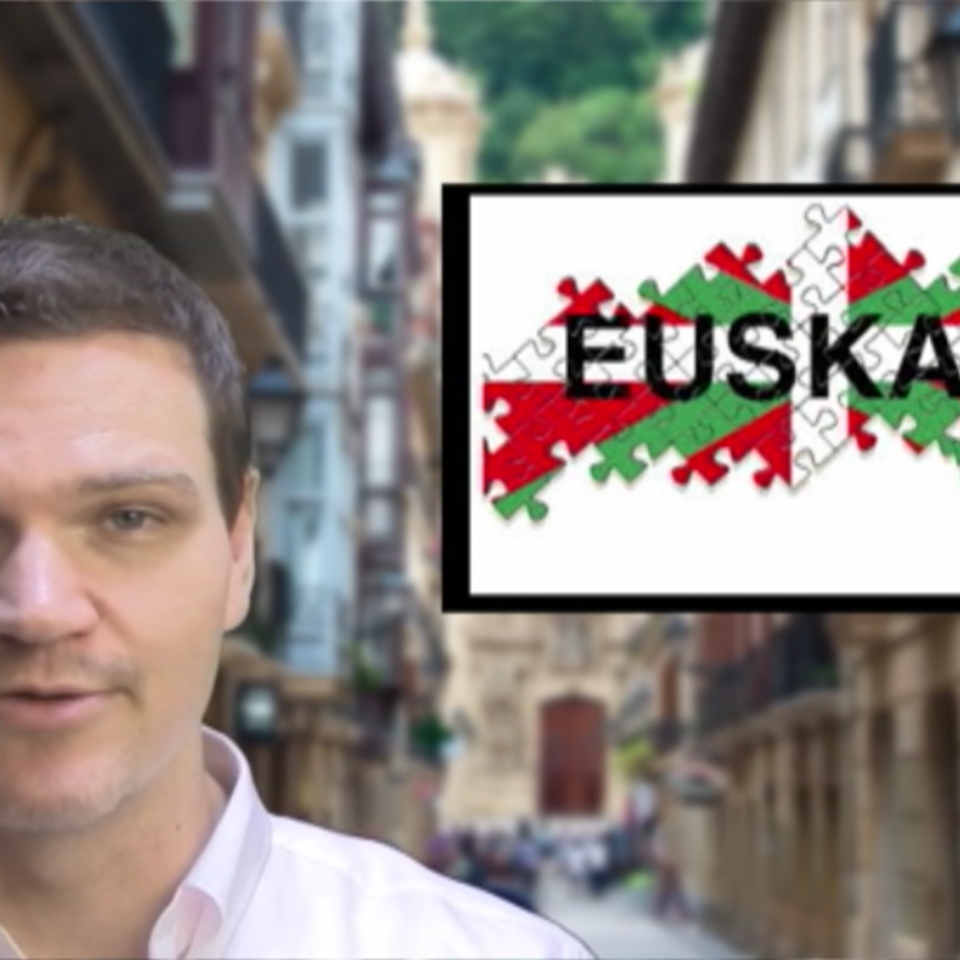 Vídeo sobre el euskera publicado en Youtube por el canadiense Paul Jorgensen. Foto: Youtube