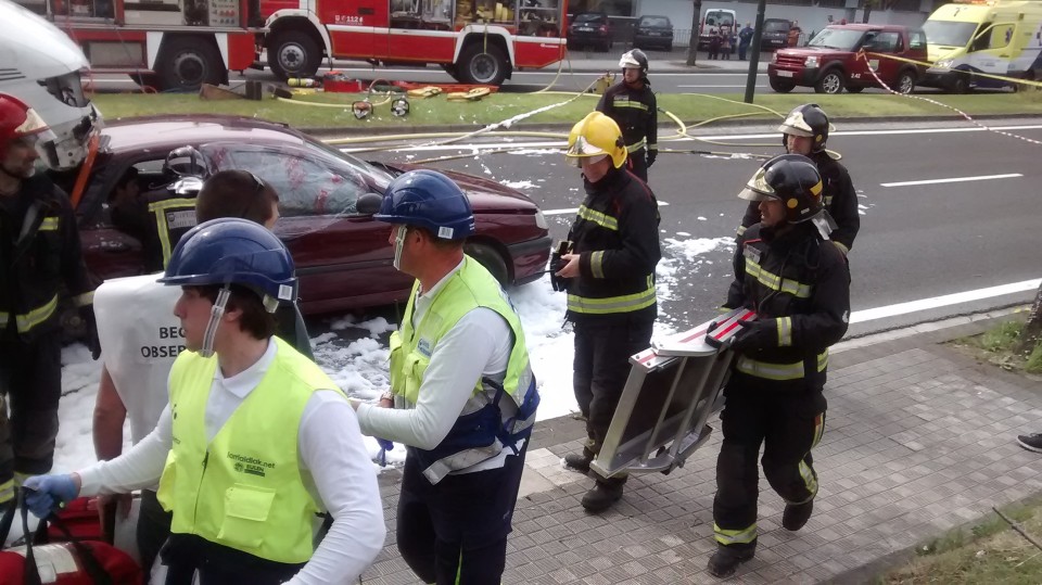 Simulakroa Hondarribiko aireportuan: Euskadi Irratia