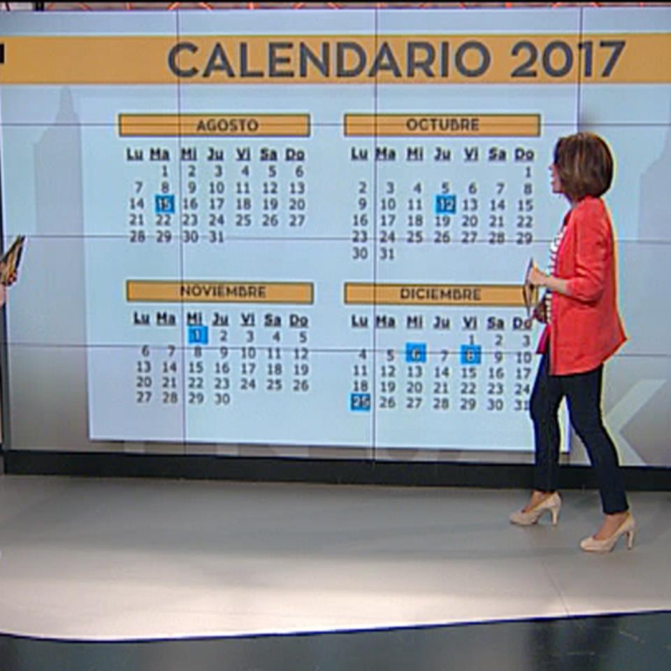 Vídeo Calendario Laboral 2017 ¿demasiados Festivos Y Puentes 3180