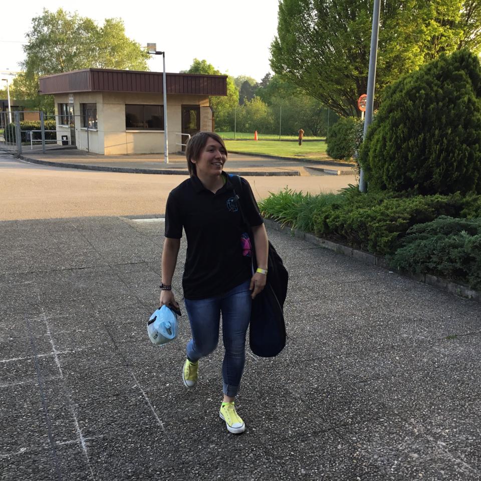 Naia llega a la sede de EiTB en Miramón