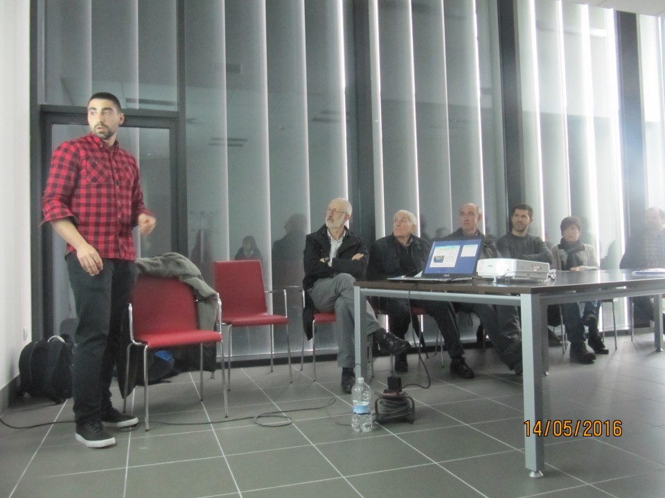 'Ekosfera'ko entzule taldea, Urduñako Baiwind enpresan.