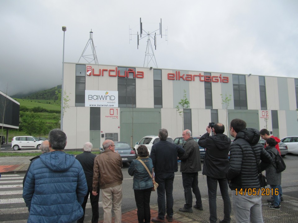 'Ekosfera'ko entzule taldea, Urduñako Baiwind enpresan.