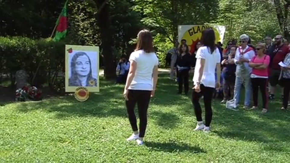 El homenaje se ha celebrado en el parque Cristina Enea. Foto: EiTB