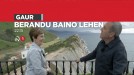 Markel Irizar eta Arantza Tapia, gaur, 'Berandu Baino Lehen'en