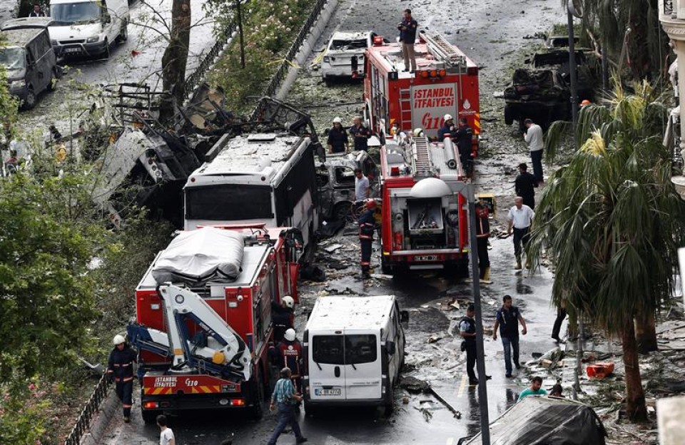 Un atentado deja al menos 11 muertos en Estambul