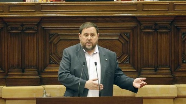 Oriol Junqueras Kataluniako Generalitateko presidenteorde eta Ekonomia kontseilaria. EFE