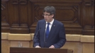 Puigdemont se someterá a una moción de confianza